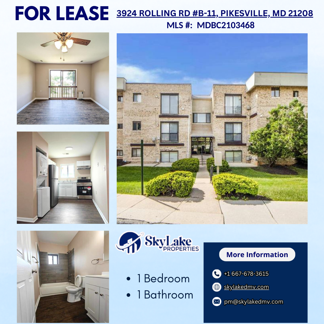 3924 Rolling Rd #B-11, Pikesville, MD 21208
