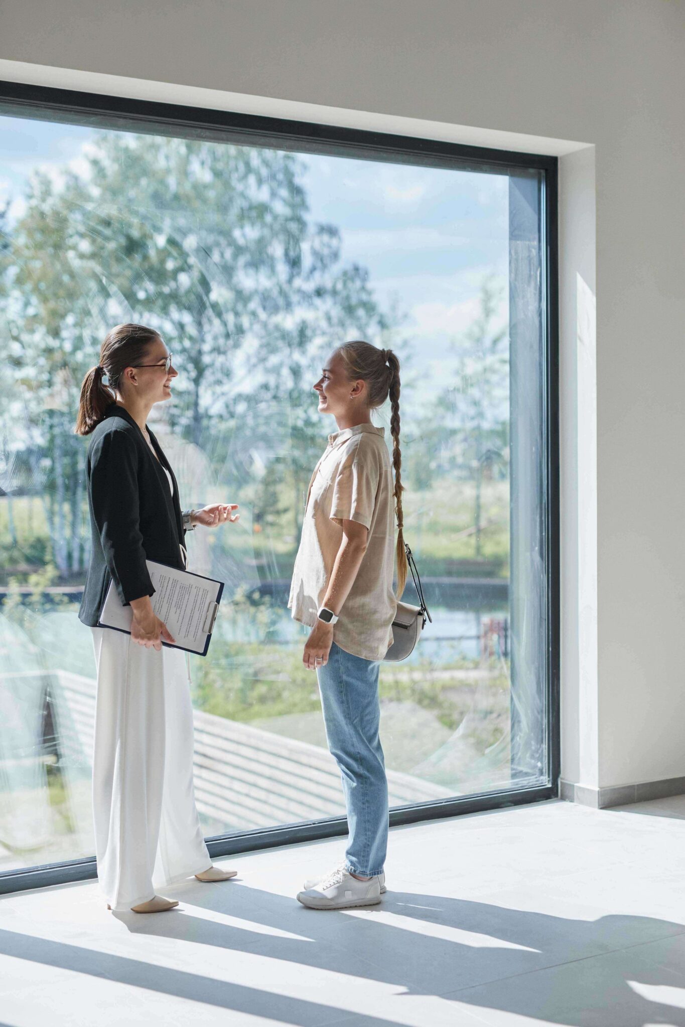 Meeting with real estate agent