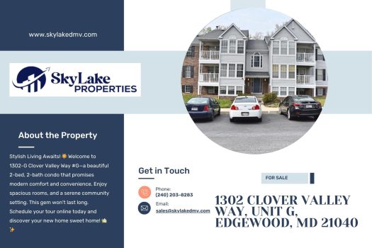 1302 Clover Valley Way, Unit G, Edgewood, MD 21040 For Sale Brochure