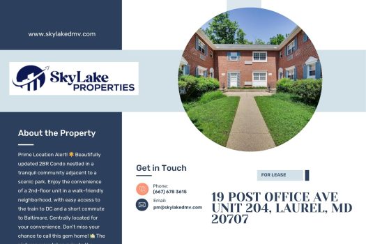 19 Post Office Ave Unit 204, Laurel, MD 20707 Brochure