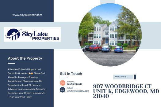 907 Woodbridge Ct Unit K, Edgewood, MD 21040 Featured Rent